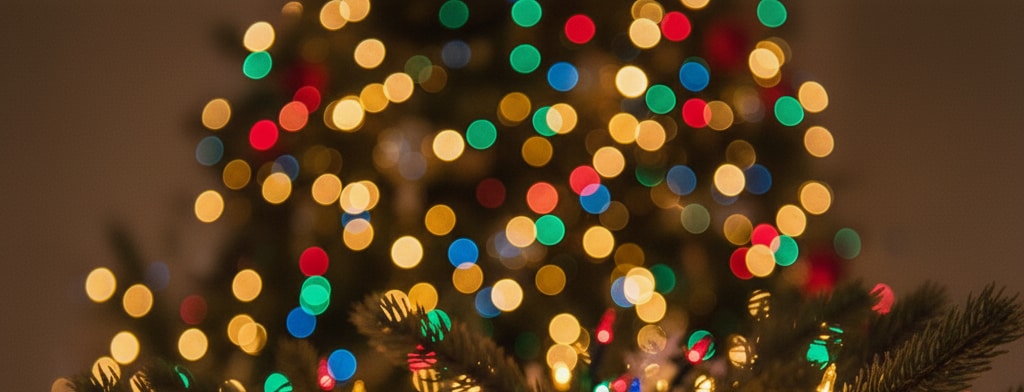 bokeh christmas lights Dallas